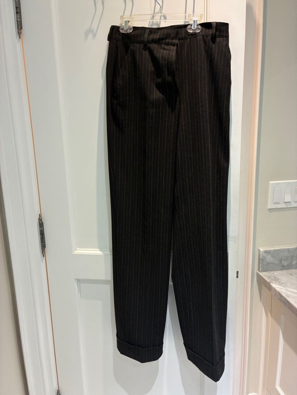 Steilmann Black Pinstripe Women's Trousers⭐️